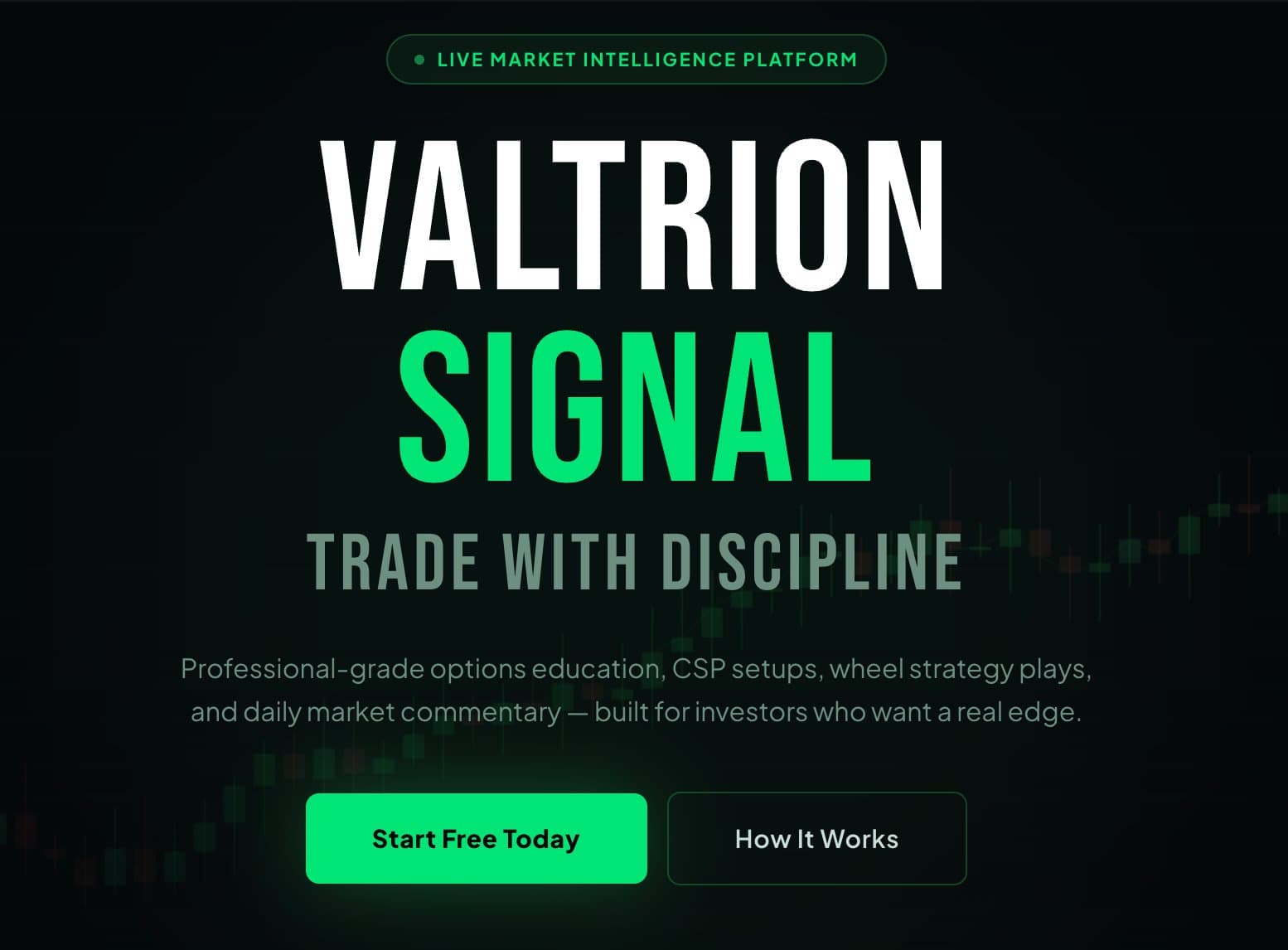 Valtrion Signal website
